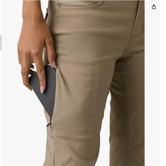 Prana Tan Cargo Pants - NWT - Picture 3 of 9